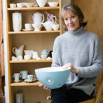 Sasha Wardell in her workshop 2017